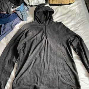 Mens Lululemon Half zip w/ hoodie